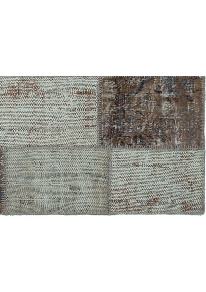 Iskece Kahverengi Eskitme Etnik Modern Desenli Yün Hav Toz Vermez Leke Tutmayan Salon Yolluk Mutfak El Dokuma Halı fırsatları