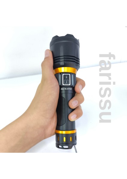 RT-453 50W 1000 Lumen 4800 Mah 1-1,5 Km Menzilli Sarjli El Feneri indirimleri