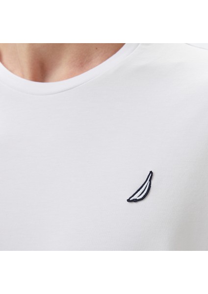 Erkek Beyaz Regular Fit T-Shirt V55277T.1BW indirimleri