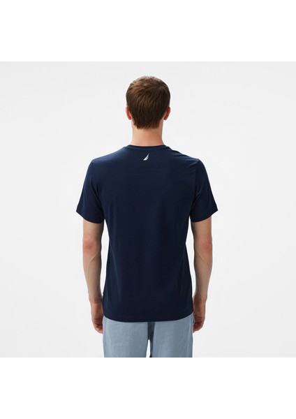 Erkek Lacivert Regular Fit T-Shirt V55312T.4NV fiyatları