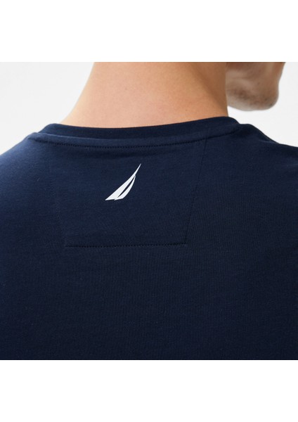Erkek Lacivert Regular Fit T-Shirt V55312T.4NV