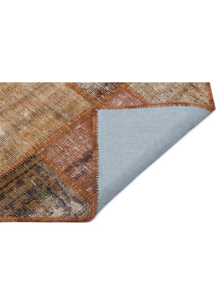 Iskece Kahverengi Eskitme Etnik Modern Desenli Yün Hav Toz Vermez Leke Tutmayan Salon Yolluk Mutfak El Dokuma Halı fiyatları