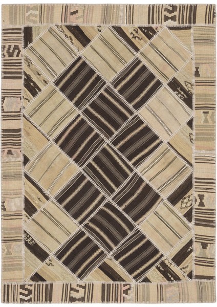 Atina Pembe Eskitme Yün Modern Desenli Yün Hav Toz Vermez Leke Tutmayan Salon Yolluk Mutfak El Dokuma Halı