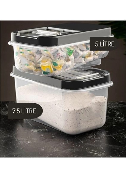 Reagan Tablet ve Deterjan Saklama Kutusu 5 ve 7.5 lt