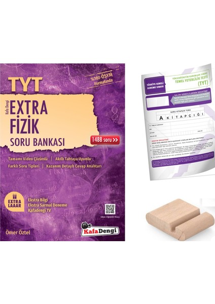 Kafadengi Tyt Extra Fizik Soru Bankası 2025-2026 + Telefon Tutucu + Tyt Deneme