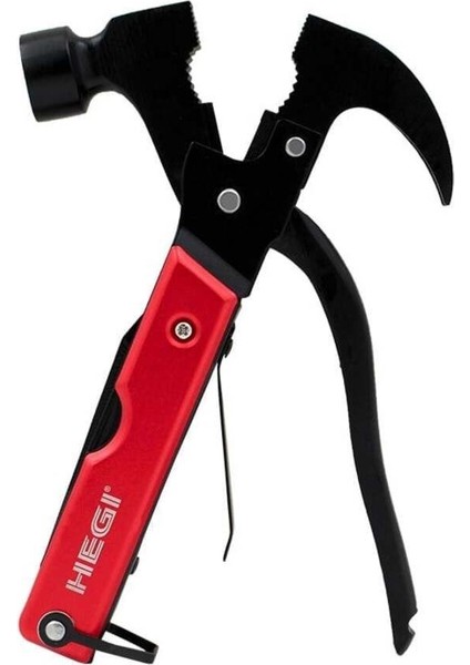 18 Fonksiyonlu Paslanmaz Çelik Çok Amaçlı Çekiç & Keser | Kamp, Outdoor ve Acil Durum Aracı modelleri