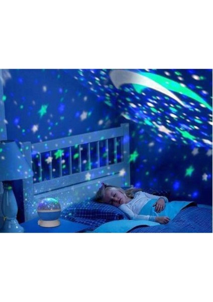 Star Master Renkli Yıldızlı Dönen Gökyüzü Projeksiyon Gece Lambası Pempe fiyatları