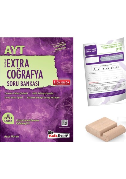 Kafadengi Ayt Extra Coğrafya Soru Bankası 2025-2026 + Telefon Tutucu + Tyt Deneme
