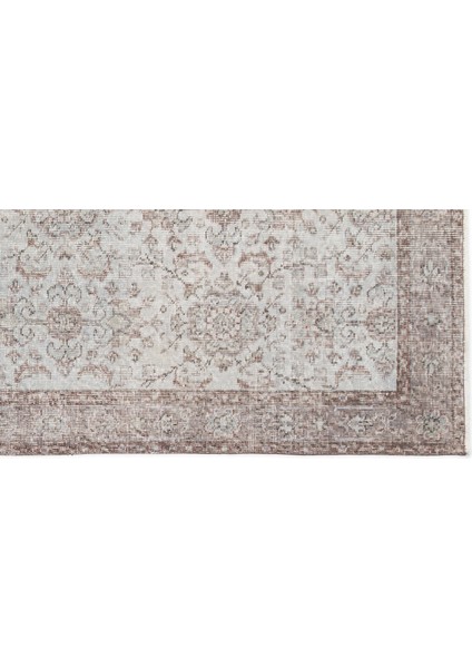 Teselya Gri Çizgili Yün Modern Desenli Yün Hav Toz Vermez Leke Tutmayan Salon Yolluk Mutfak El Dokuma Halı fırsatları