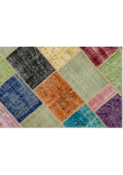 Iskece Bej Patchwork Etnik Modern Desenli Yün Hav Toz Vermez Leke Tutmayan Salon Yolluk Mutfak El Dokuma Halı indirimleri