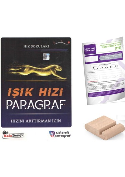 Kafadengi Işık Hızı Paragraf Soru Bankası (Hız Artırma) 2025-2026 + Telefon Tutucu + Tyt Deneme