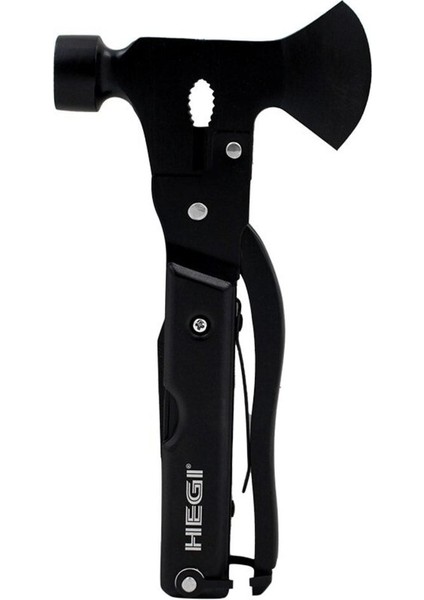 18 Fonksiyonlu Paslanmaz Çelik Kamp Baltası ve Çekiç - Siyah fiyatları