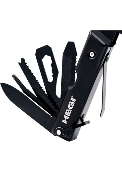 18 Fonksiyonlu Paslanmaz Çelik Kamp Baltası ve Çekiç - Siyah fırsatları