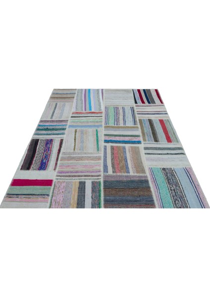 Teselya Bej Çizgili Etnik Modern Desenli Yün Hav Toz Vermez Leke Tutmayan Salon Yolluk Mutfak El Dokuma Halı fiyatları