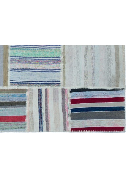 Teselya Bej Çizgili Etnik Modern Desenli Yün Hav Toz Vermez Leke Tutmayan Salon Yolluk Mutfak El Dokuma Halı modelleri