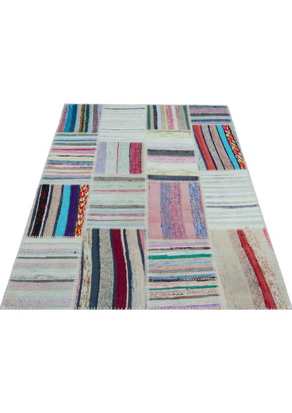 Teselya Bej Çizgili Etnik Modern Desenli Yün Hav Toz Vermez Leke Tutmayan Salon Yolluk Mutfak El Dokuma Halı fiyatları