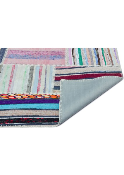 Teselya Bej Çizgili Etnik Modern Desenli Yün Hav Toz Vermez Leke Tutmayan Salon Yolluk Mutfak El Dokuma Halı indirimleri