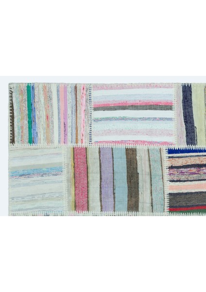 Teselya Bej Çizgili Etnik Modern Desenli Yün Hav Toz Vermez Leke Tutmayan Salon Yolluk Mutfak El Dokuma Halı fırsatları