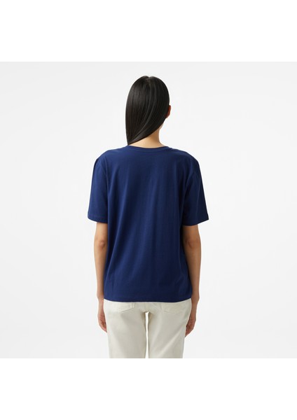 Kadın Lacivert Regular Fit T-Shirt 55V123T.4JN fiyatları