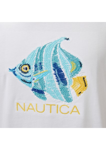 Erkek Beyaz Regular Fit T-Shirt V55316T.1BW indirimleri