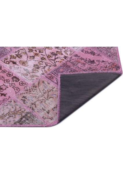 Iskece Pembe Eskitme Etnik Modern Desenli Yün Hav Toz Vermez Leke Tutmayan Salon Yolluk Mutfak El Dokuma Halı fiyatları