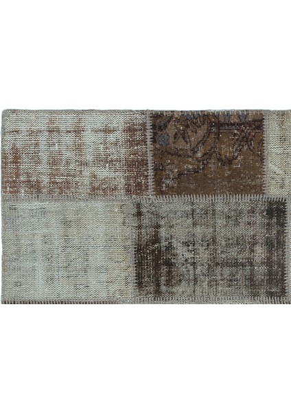 Iskece Kahverengi Eskitme Etnik Modern Desenli Yün Hav Toz Vermez Leke Tutmayan Salon Yolluk Mutfak El Dokuma Halı indirimleri