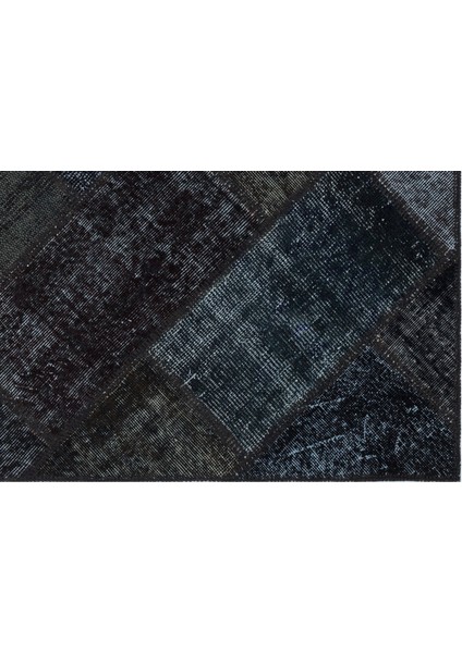 Iskece Siyah Eskitme Etnik Modern Desenli Yün Hav Toz Vermez Leke Tutmayan Salon Yolluk Mutfak El Dokuma Halı fırsatları