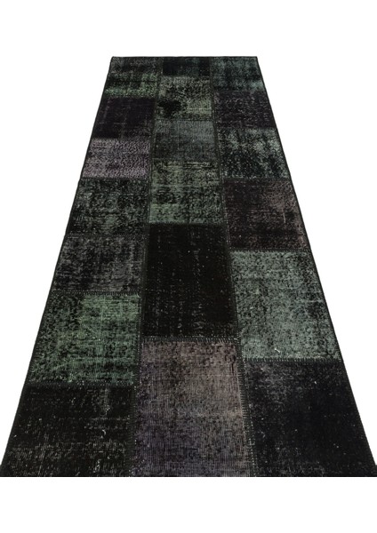 Iskece Siyah Eskitme Etnik Modern Desenli Yün Hav Toz Vermez Leke Tutmayan Salon Yolluk Mutfak El Dokuma Halı modelleri