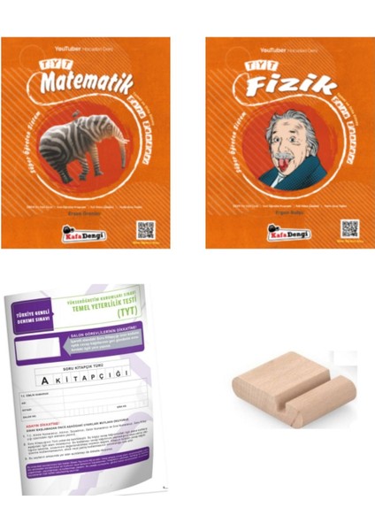 Kafadengi Tyt Süper Öğreten Matematik + Fizik Soru Bankası+ Telefon Tutucu+Tyt Deneme
