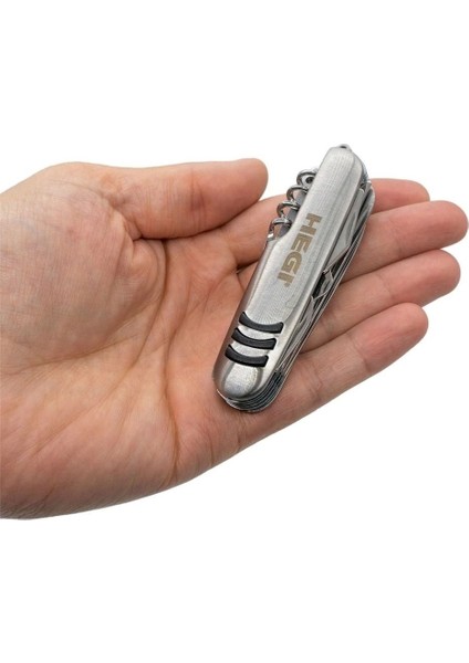 11 Fonksiyonlu Krom(Paslanmaz) Isviçre Çakısı - AISI316 - Gümüş Gri fırsatları