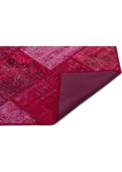 Iskece Kırmızı Eskitme Etnik Modern Desenli Yün Hav Toz Vermez Leke Tutmayan Salon Yolluk Mutfak El Dokuma Halı fiyatları