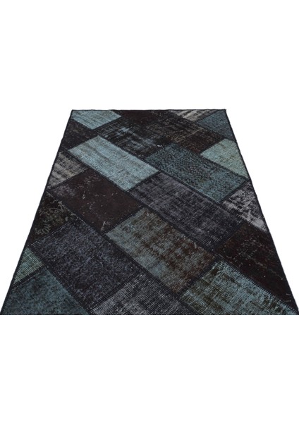 Iskece Siyah Eskitme Etnik Modern Desenli Yün Hav Toz Vermez Leke Tutmayan Salon Yolluk Mutfak El Dokuma Halı modelleri