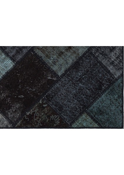 Iskece Siyah Eskitme Etnik Modern Desenli Yün Hav Toz Vermez Leke Tutmayan Salon Yolluk Mutfak El Dokuma Halı fırsatları