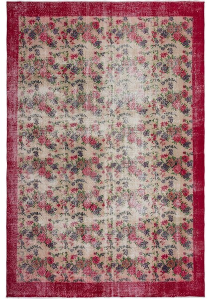 Vintage Gri Eskitme Yün Modern Desenli Yün Hav Toz Vermez Leke Tutmayan Salon Yolluk Mutfak El Dokuma Halı