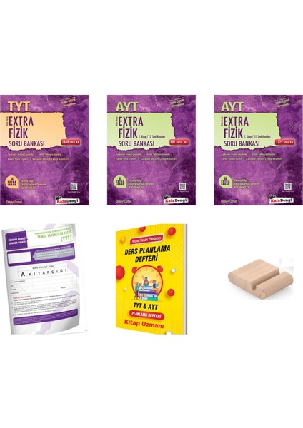 Kafadengi Tyt+Ayt Extra Fizik Soru Bankası 2025-2026 + Telefon Tutucu + Plan Defteri