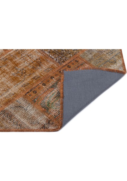Iskece Kahverengi Eskitme Etnik Modern Desenli Yün Hav Toz Vermez Leke Tutmayan Salon Yolluk Mutfak El Dokuma Halı fiyatları