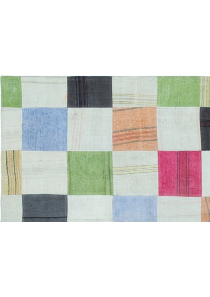 Teselya Bej Patchwork Etnik Modern Desenli Yün Hav Toz Vermez Leke Tutmayan Salon Yolluk Mutfak El Dokuma Halı indirimleri