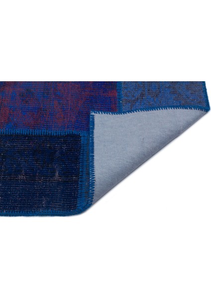 Iskece Mavi Eskitme Etnik Modern Desenli Yün Hav Toz Vermez Leke Tutmayan Salon Yolluk Mutfak El Dokuma Halı fiyatları