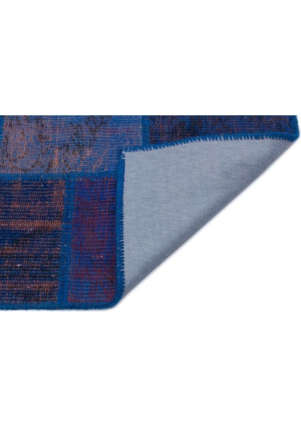 Iskece Mavi Eskitme Etnik Modern Desenli Yün Hav Toz Vermez Leke Tutmayan Salon Yolluk Mutfak El Dokuma Halı fiyatları
