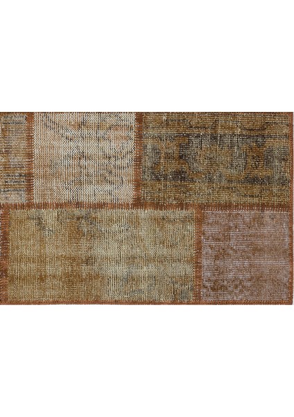 Iskece Kahverengi Eskitme Etnik Modern Desenli Yün Hav Toz Vermez Leke Tutmayan Salon Yolluk Mutfak El Dokuma Halı fırsatları