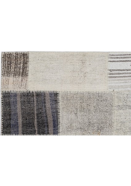 Teselya Bej Çizgili Etnik Modern Desenli Yün Hav Toz Vermez Leke Tutmayan Salon Yolluk Mutfak El Dokuma Halı fiyatları