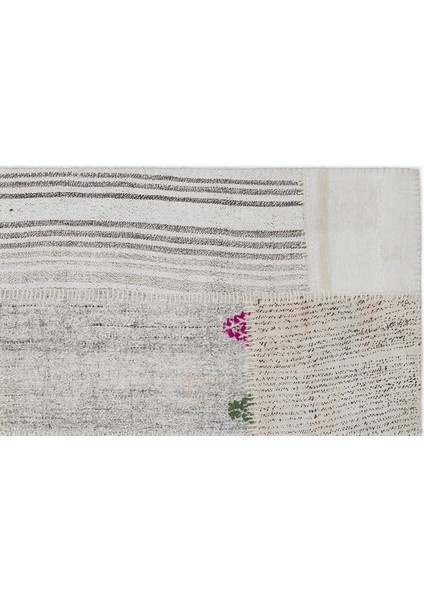 Teselya Bej Çizgili Etnik Modern Desenli Yün Hav Toz Vermez Leke Tutmayan Salon Yolluk Mutfak El Dokuma Halı modelleri