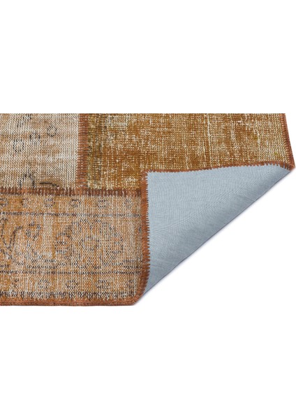 Iskece Kahverengi Eskitme Etnik Modern Desenli Yün Hav Toz Vermez Leke Tutmayan Salon Yolluk Mutfak El Dokuma Halı fiyatları