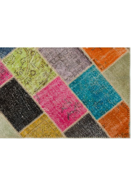 Iskece Bej Patchwork Etnik Modern Desenli Yün Hav Toz Vermez Leke Tutmayan Salon Yolluk Mutfak El Dokuma Halı fırsatları