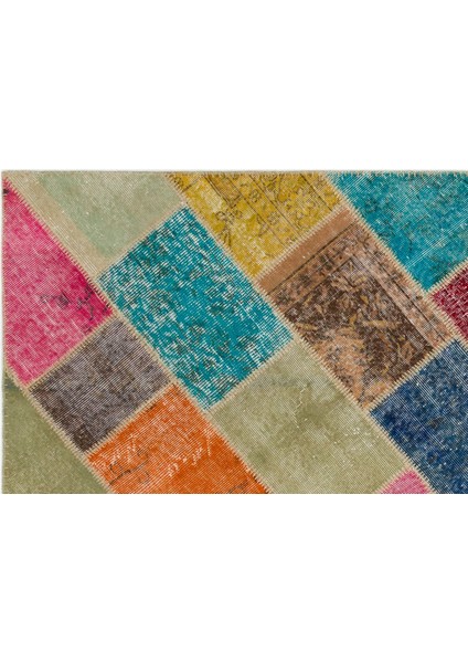 Iskece Bej Patchwork Etnik Modern Desenli Yün Hav Toz Vermez Leke Tutmayan Salon Yolluk Mutfak El Dokuma Halı indirimleri