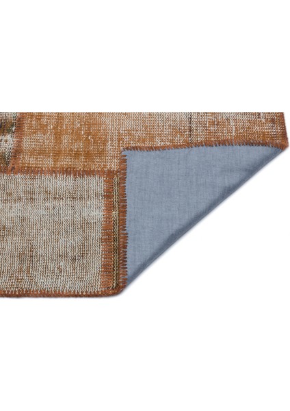 Iskece Kahverengi Eskitme Etnik Modern Desenli Yün Hav Toz Vermez Leke Tutmayan Salon Yolluk Mutfak El Dokuma Halı fiyatları