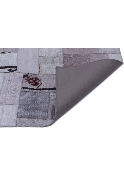 Teselya Mavi Patchwork Etnik Modern Desenli Yün Hav Toz Vermez Leke Tutmayan Salon Yolluk Mutfak El Dokuma Halı fiyatları