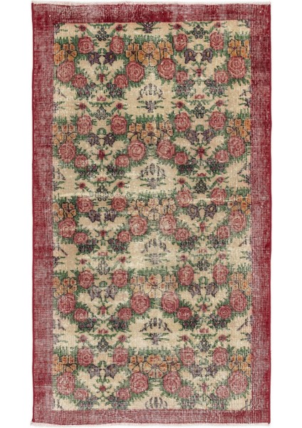 Teselya Bej Çizgili Yün Modern Desenli Yün Hav Toz Vermez Leke Tutmayan Salon Yolluk Mutfak El Dokuma Halı