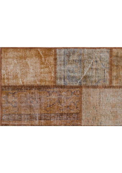 Iskece Kahverengi Eskitme Etnik Modern Desenli Yün Hav Toz Vermez Leke Tutmayan Salon Yolluk Mutfak El Dokuma Halı indirimleri