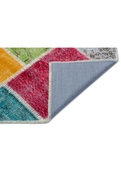 Iskece Bej Patchwork Etnik Modern Desenli Yün Hav Toz Vermez Leke Tutmayan Salon Yolluk Mutfak El Dokuma Halı fiyatları